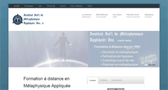 Desktop Screenshot of metaphysique.org